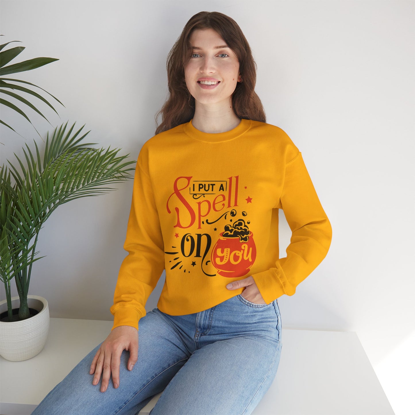 I Put A Spell on You Unisex Heavy Blend™ Crewneck Sweatshirt