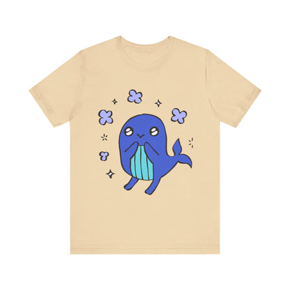 Lovey Dovey Whale Short Sleeve Tee