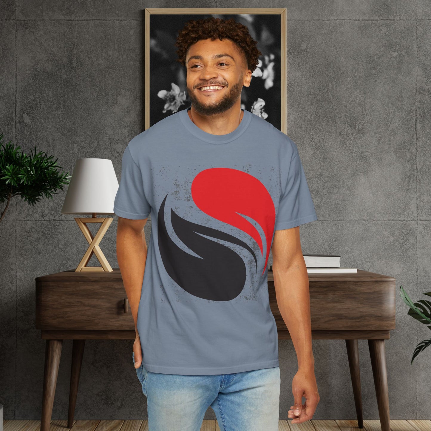 The Ignited Balance Tee | Distressed Yin Yang Graphic T-Shirt