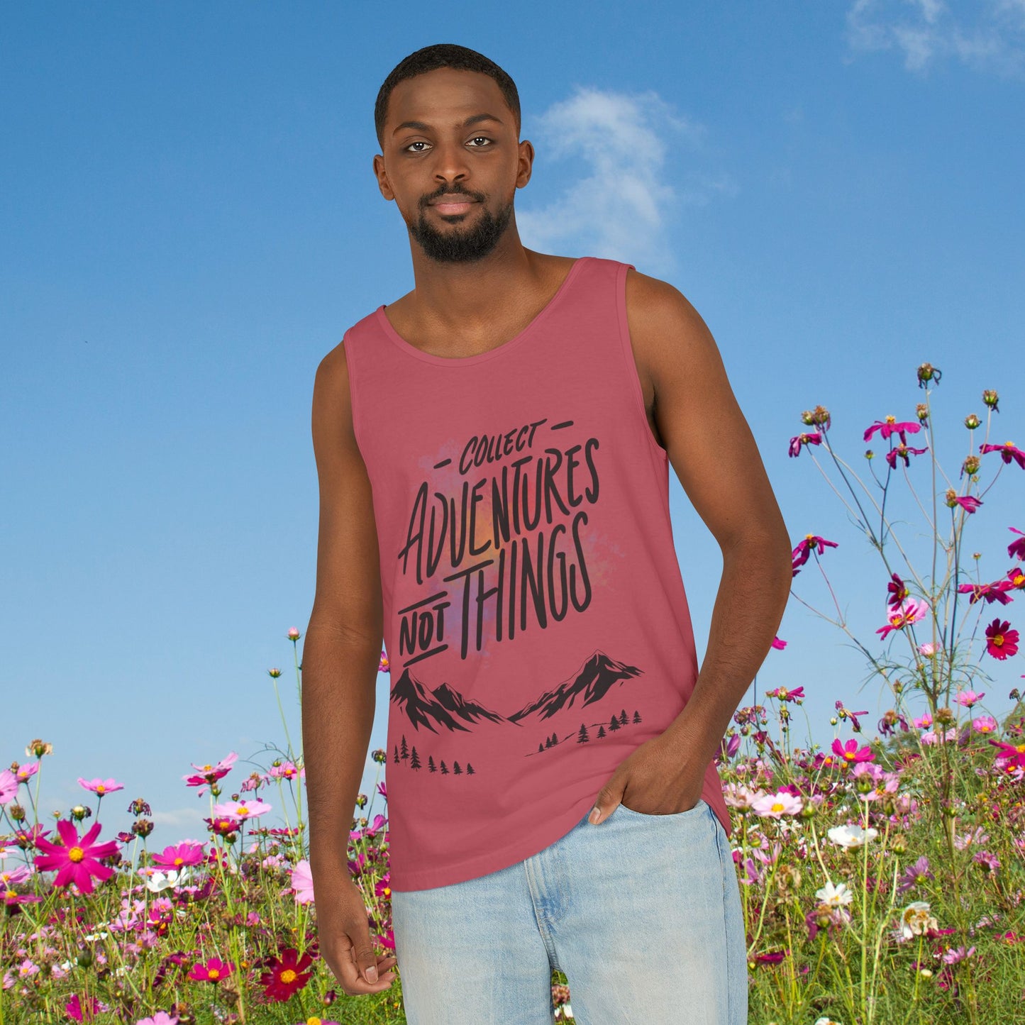 Collect Adventures Sleeveless Shirt - Minimalist Outdoor & Hiking Tank Top