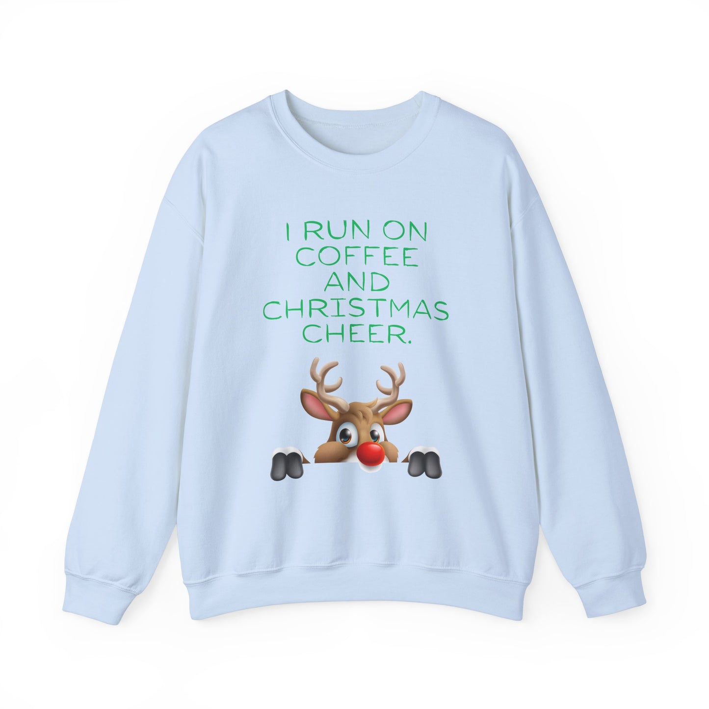 Coffee and Christmas Cheer Unisex Heavy Blend™ Crewneck Sweatshirt