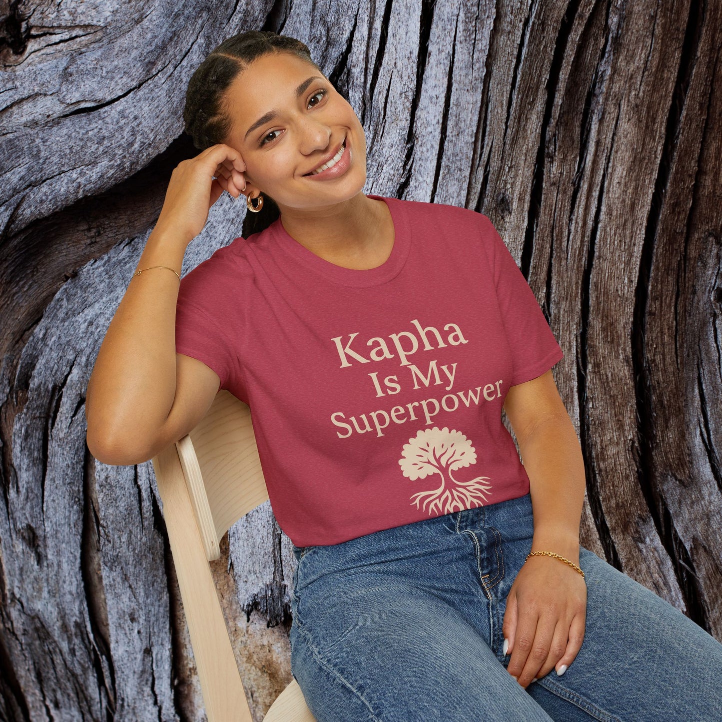 Kapha Is My Superpower – Grounded Elemental Tee
