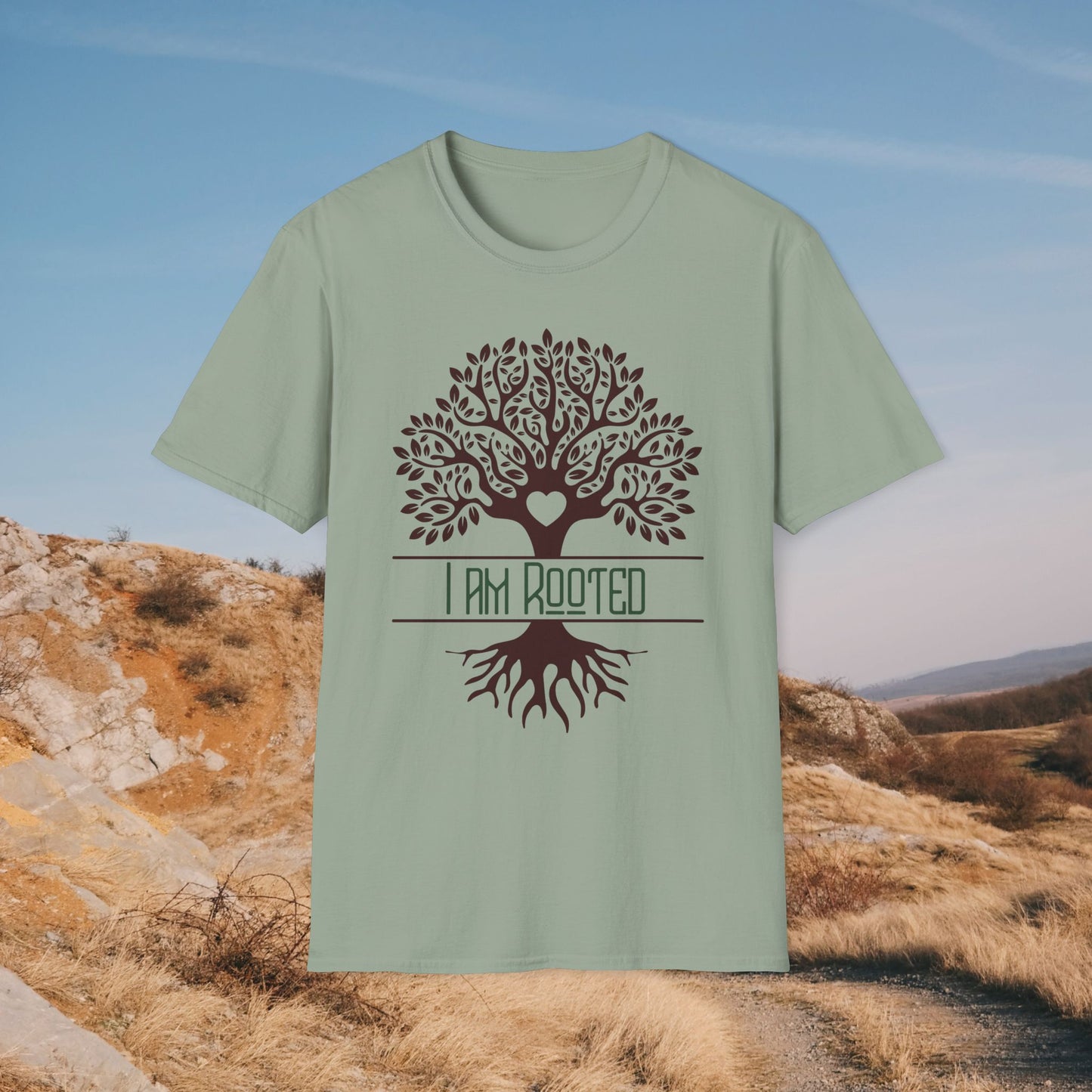 I Am Rooted – Botanical Affirmation Tee