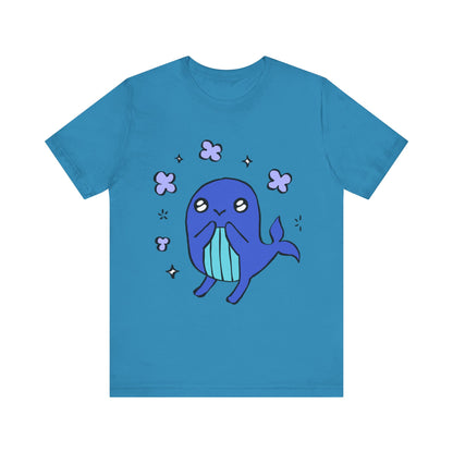 Lovey Dovey Whale Short Sleeve Tee