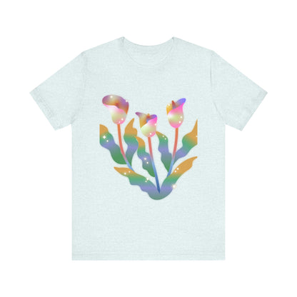 Psychedelic Flowers Short Sleeve T-Shirt