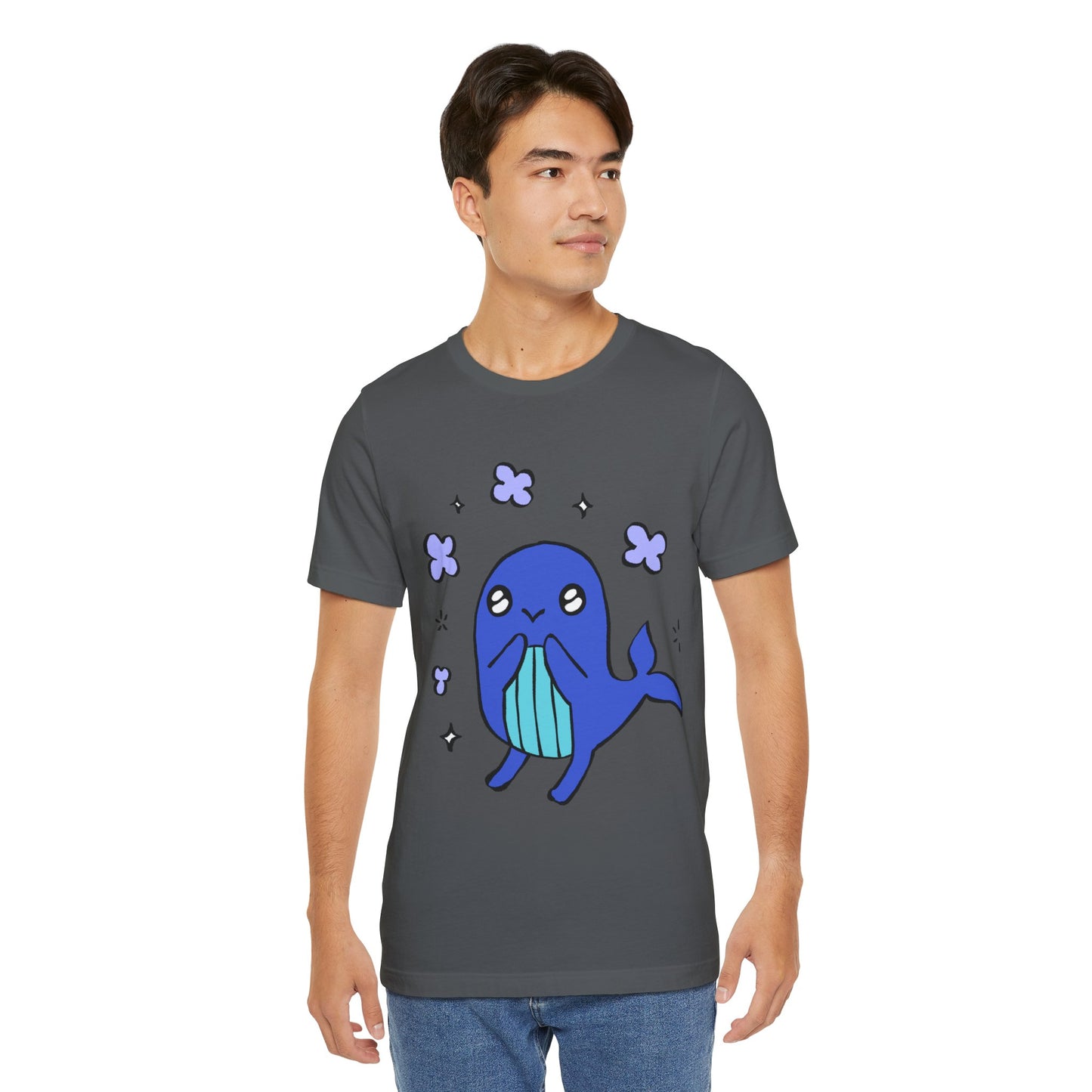 Lovey Dovey Whale Short Sleeve Tee