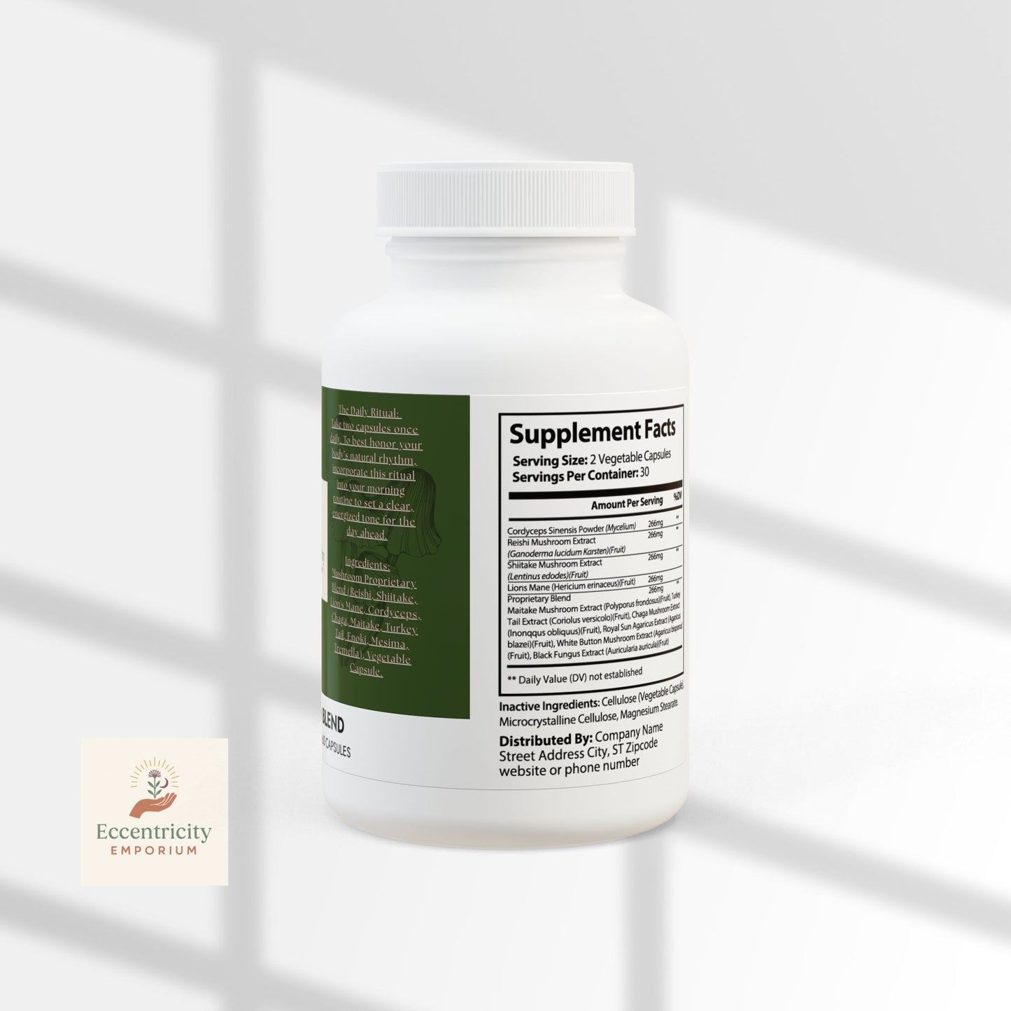 Mushroom Blend – Ancient Fungi for Vitality, Focus & Kapha Balance