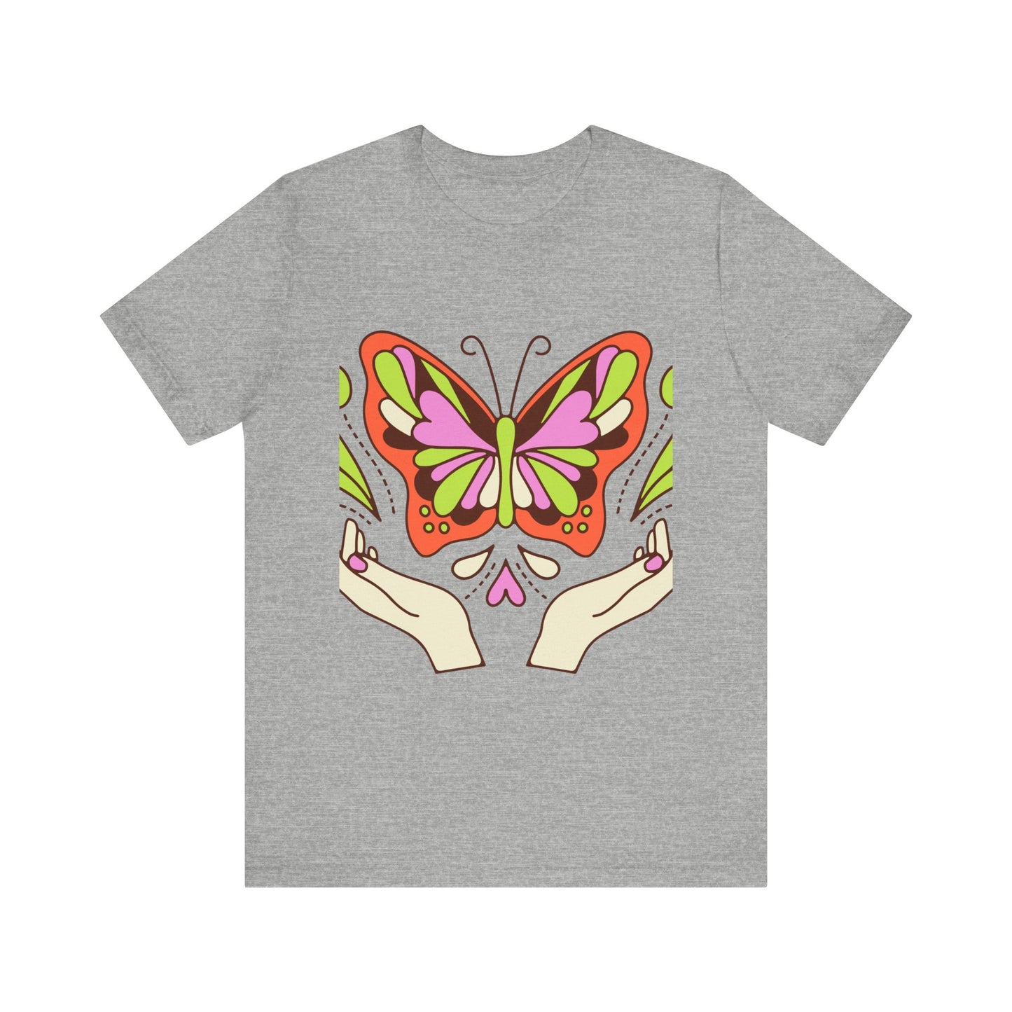 Psychedelic Butterfly Short Sleeve T-Shirt