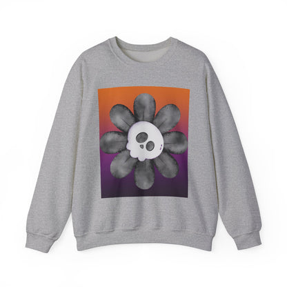 Halloween Flower Unisex Heavy Blend™ Crewneck Sweatshirt