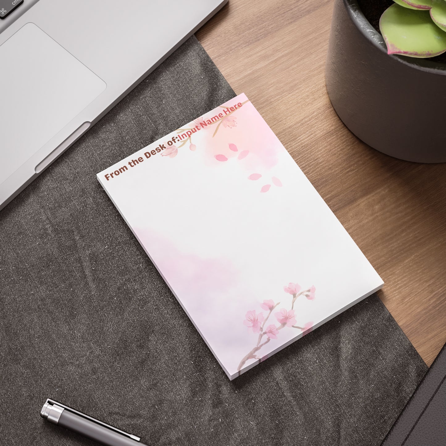 Personalized "Teach Love Inspire" Post-it® Notes - Custom Teacher Stationery - Desk Accessories