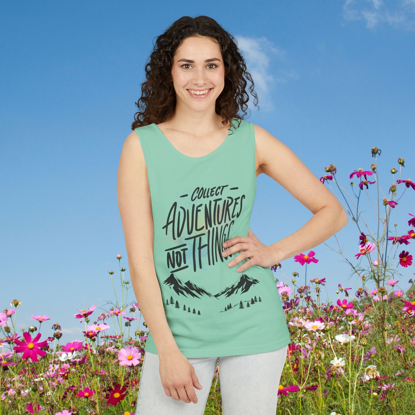 Collect Adventures Sleeveless Shirt - Minimalist Outdoor & Hiking Tank Top