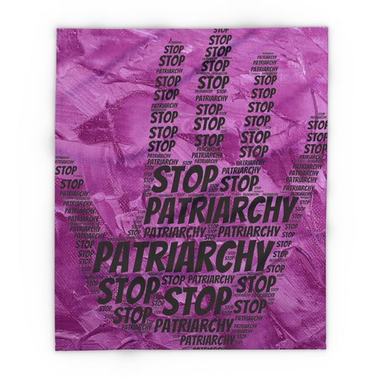 Stop the Patriarchy Arctic Fleece Blanket - Eccentricity Emporium LLC