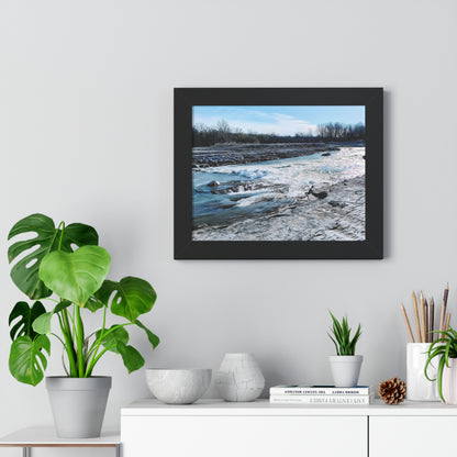 Rushing Waters Framed Horizontal Poster - Eccentricity Emporium LLC