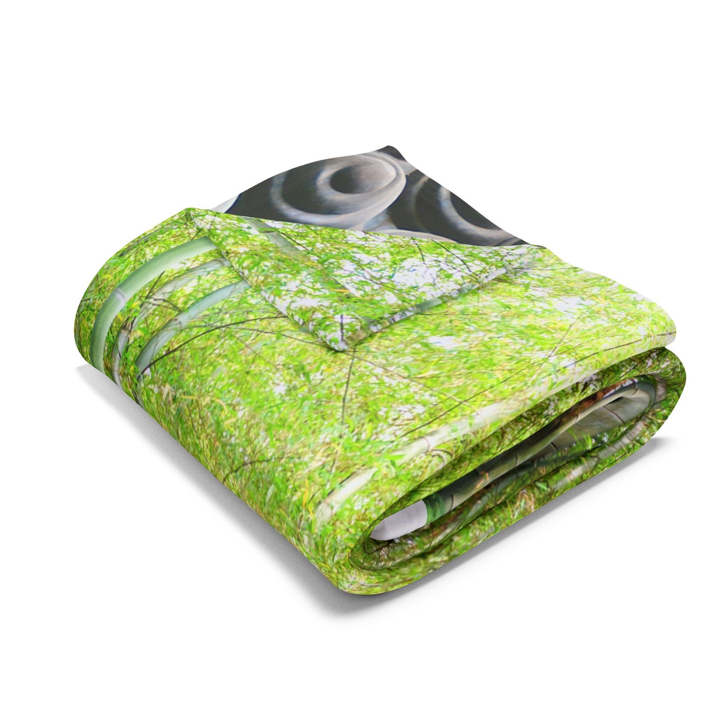 Buddha Statue Arctic Fleece Blanket - Eccentricity Emporium LLC