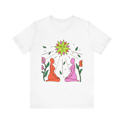 Psychedelic Couple Short Sleeve T-Shirt