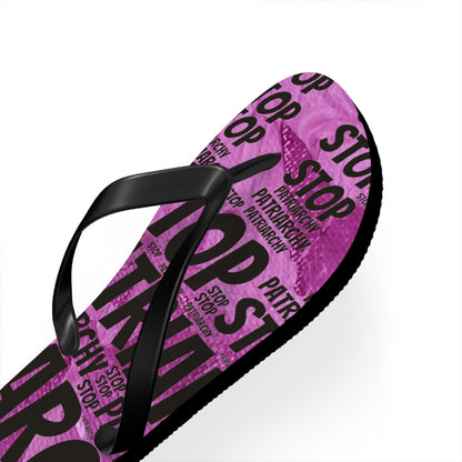 Stop the Patriarchy Flip Flops - Eccentricity Emporium LLC