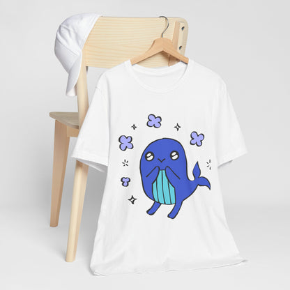 Lovey Dovey Whale Short Sleeve Tee