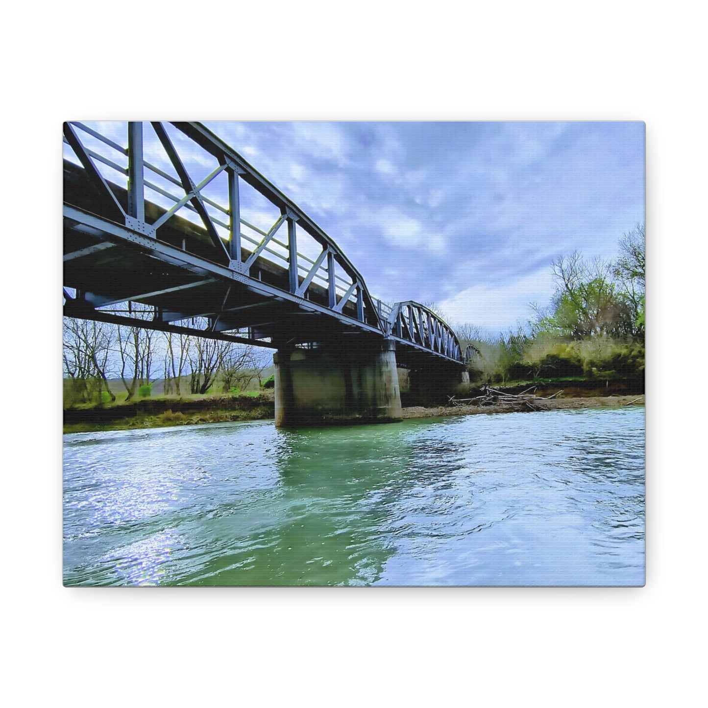 Old River Bridge Canvas Gallery Wraps - Eccentricity Emporium LLC