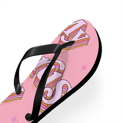 My Uterus My Rules Flip Flops - Eccentricity Emporium LLC