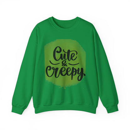 Cute & Creepy Unisex Heavy Blend Cotton Crewneck Sweatshirt