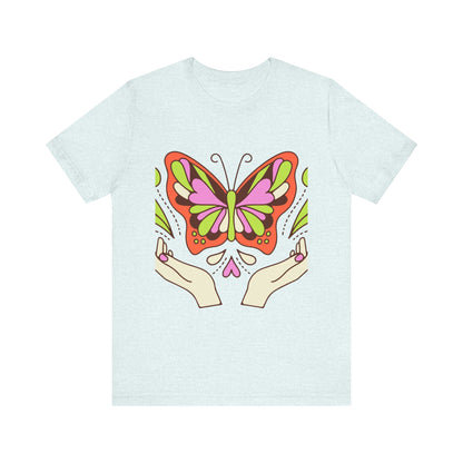 Psychedelic Butterfly Short Sleeve T-Shirt