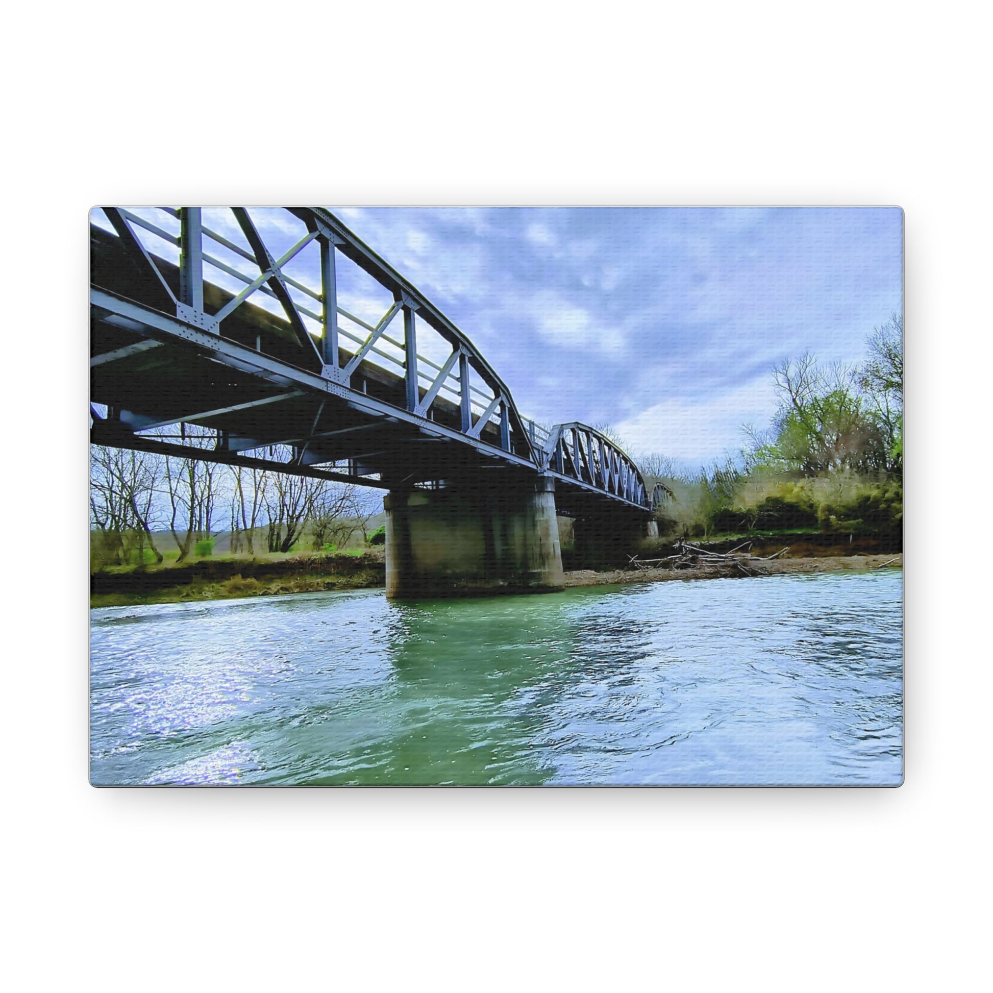 Old River Bridge Canvas Gallery Wraps - Eccentricity Emporium LLC