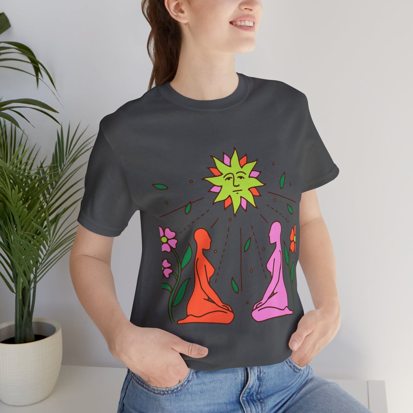 Psychedelic Couple Short Sleeve T-Shirt