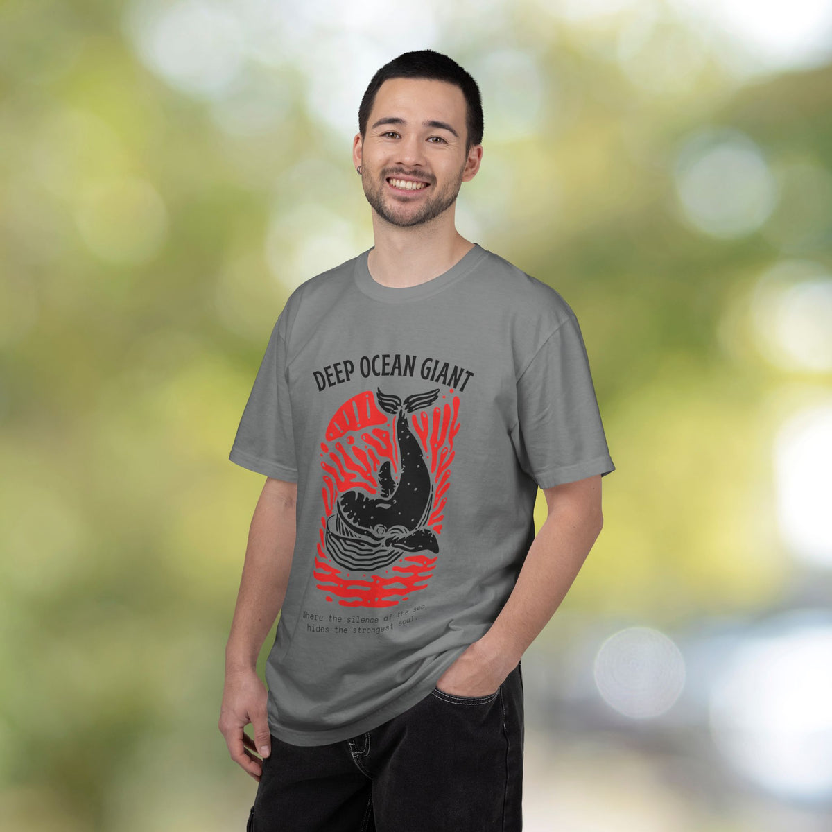 The Deep Ocean Giant Tee | Vintage Mythic Sea Creature Graphic