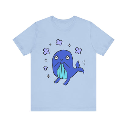 Lovey Dovey Whale Short Sleeve Tee