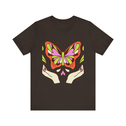 Psychedelic Butterfly Short Sleeve T-Shirt