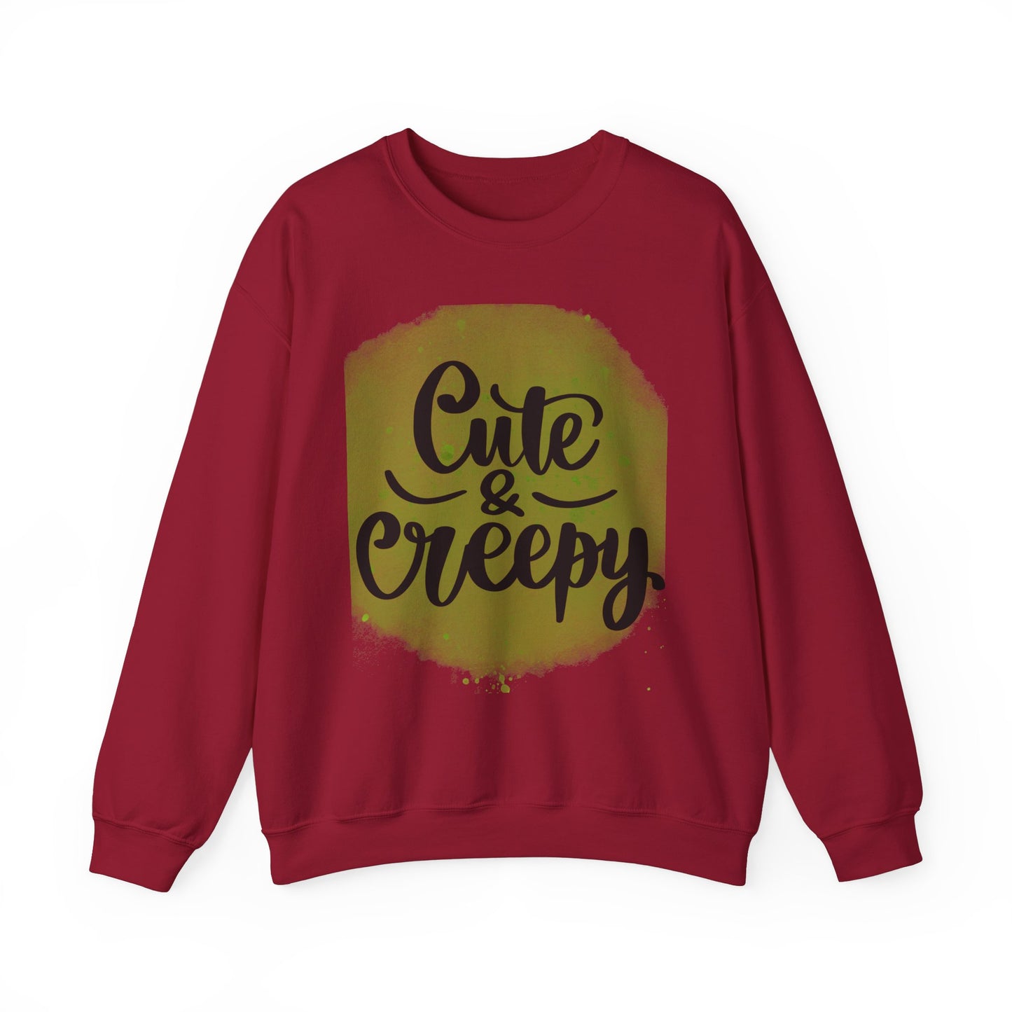 Cute & Creepy Unisex Heavy Blend Cotton Crewneck Sweatshirt