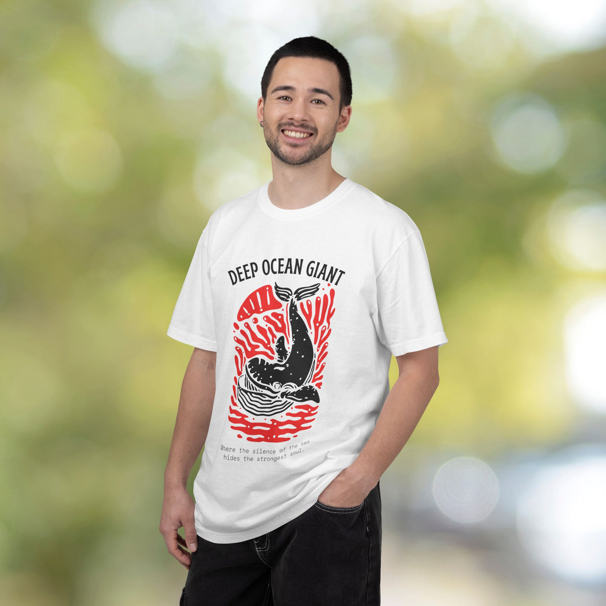 The Deep Ocean Giant Tee | Vintage Mythic Sea Creature Graphic