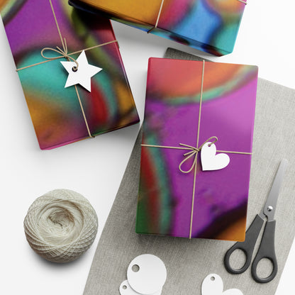 Psychedelic Bubbles Gift Wrap Papers