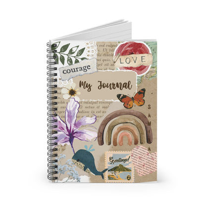 Floral Spiral Notebook - My Journal