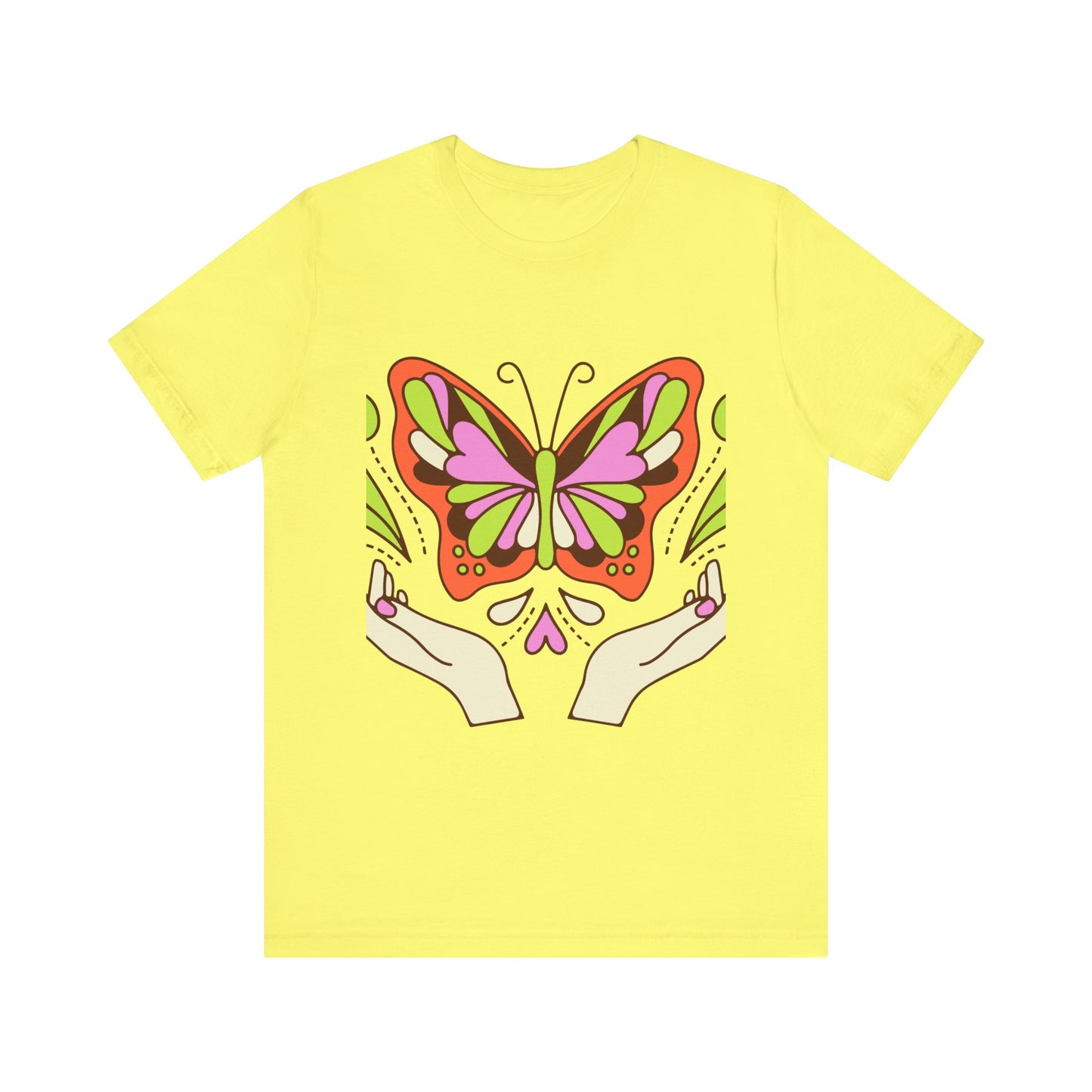 Psychedelic Butterfly Short Sleeve T-Shirt