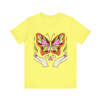 Psychedelic Butterfly Short Sleeve T-Shirt