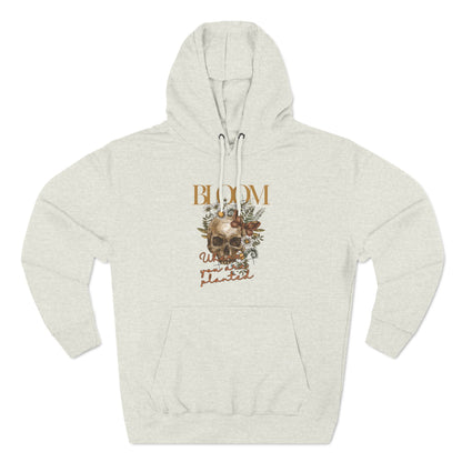 Bloom Three-Panel Fleece Hoodie