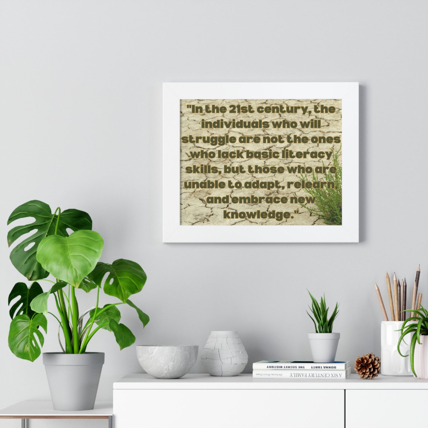 21st century Framed Horizontal Poster - Eccentricity Emporium LLC