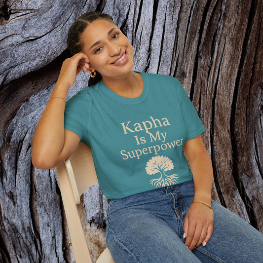 Kapha Is My Superpower – Grounded Elemental Tee