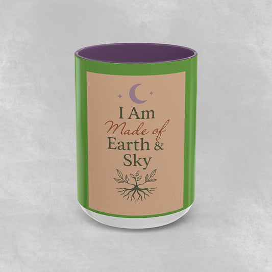 I Am Made of Earth & Sky – Ceramic Ritual Mug