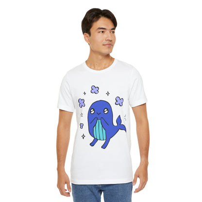 Lovey Dovey Whale Short Sleeve Tee