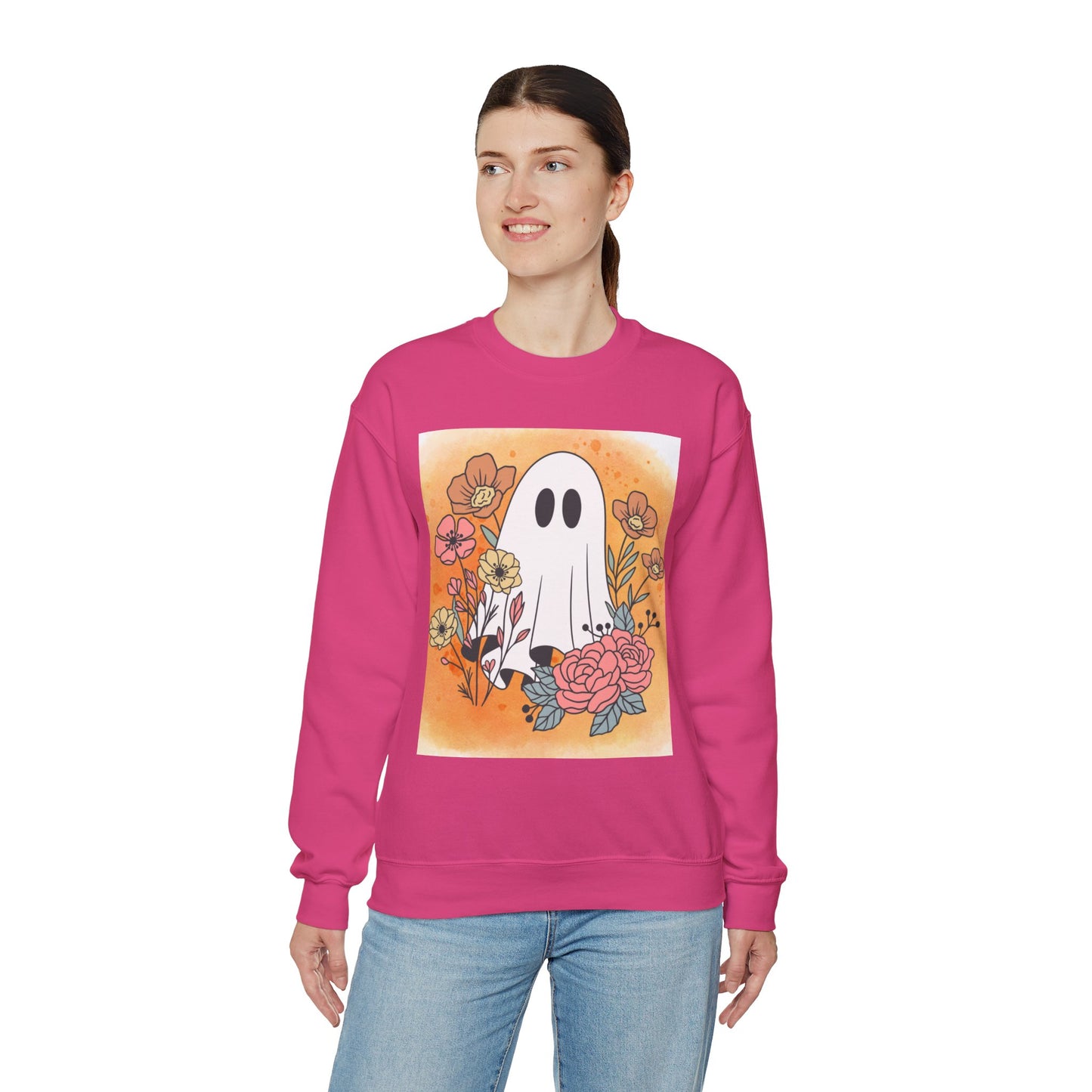 Ghosty Unisex Heavy Blend™ Crewneck Sweatshirt