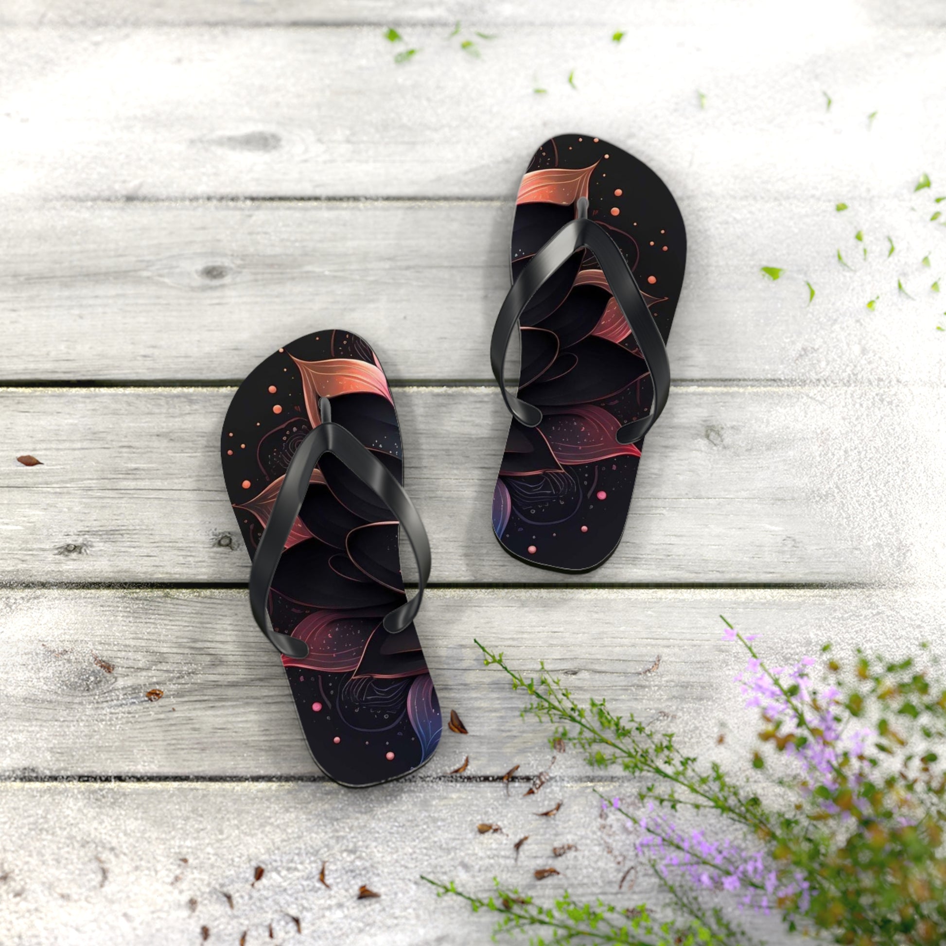 Lotus Flip Flops - Eccentricity Emporium LLC