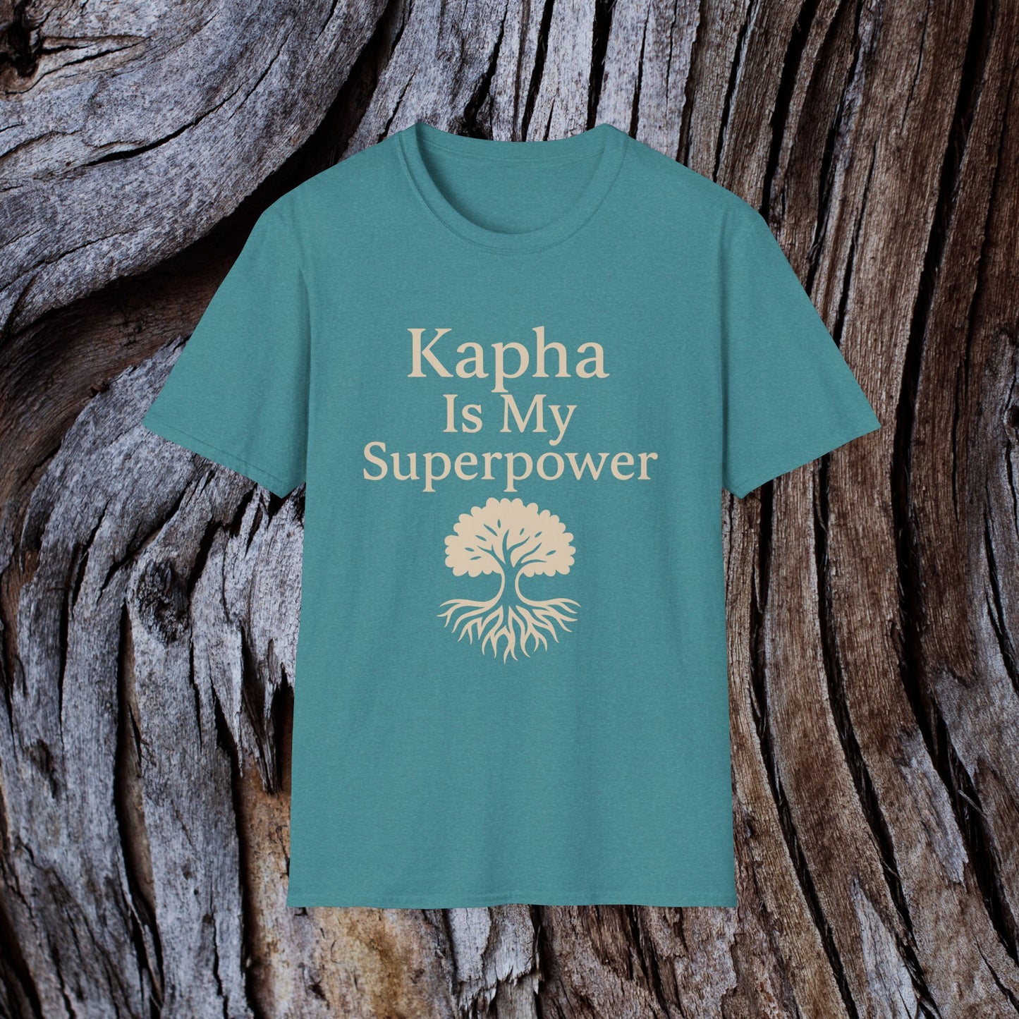 Kapha Is My Superpower – Grounded Elemental Tee
