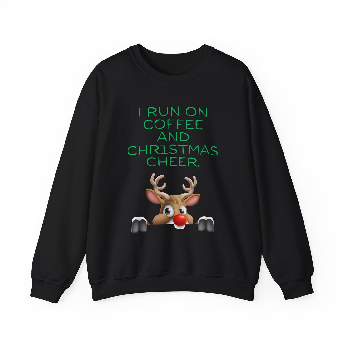 Coffee and Christmas Cheer Unisex Heavy Blend™ Crewneck Sweatshirt