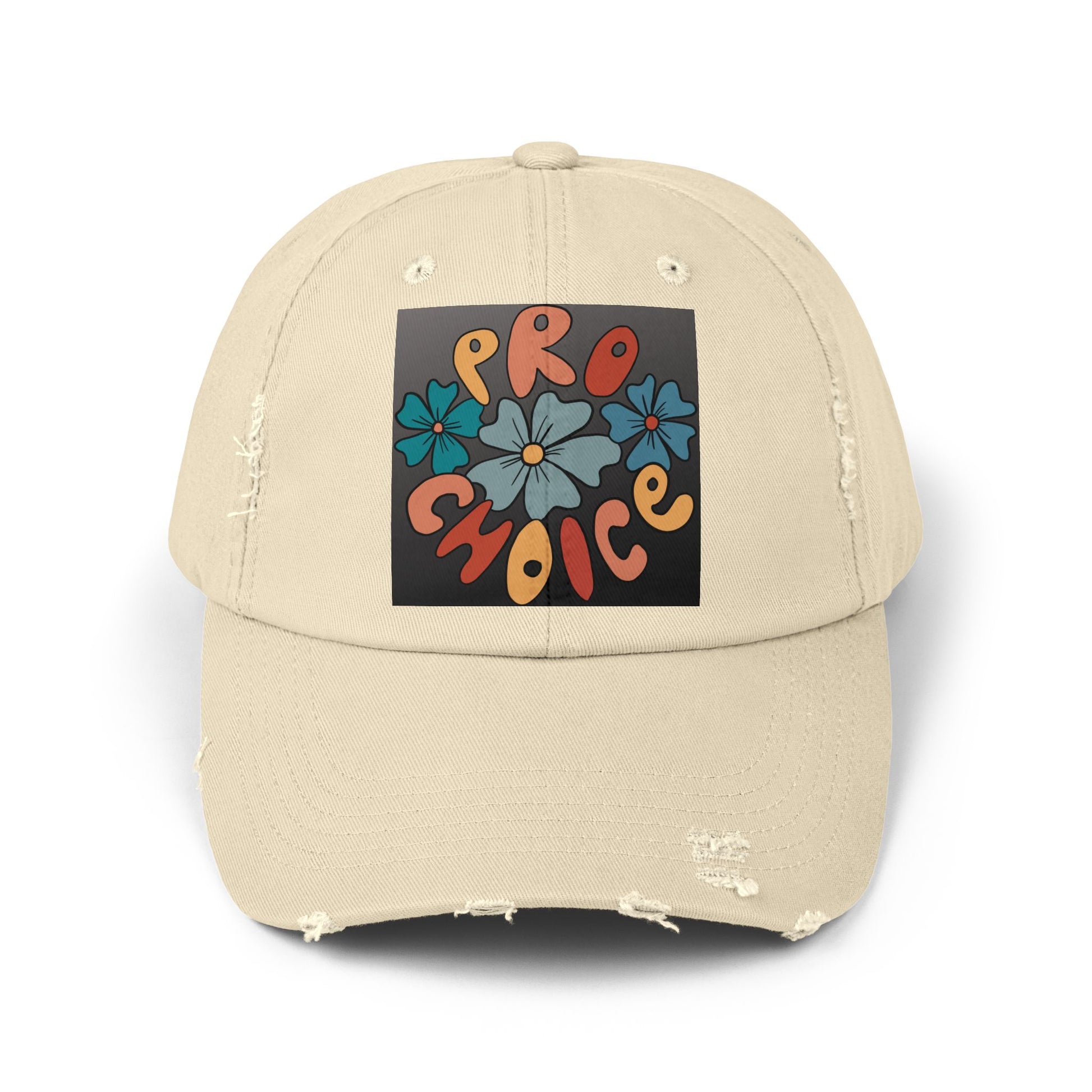 Pro Choice Unisex Distressed Cap - Eccentricity Emporium LLC