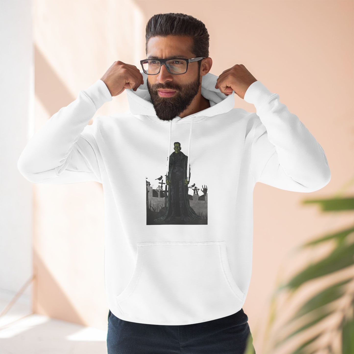 Copy of Frankenstein Three-Panel Fleece Hoodie