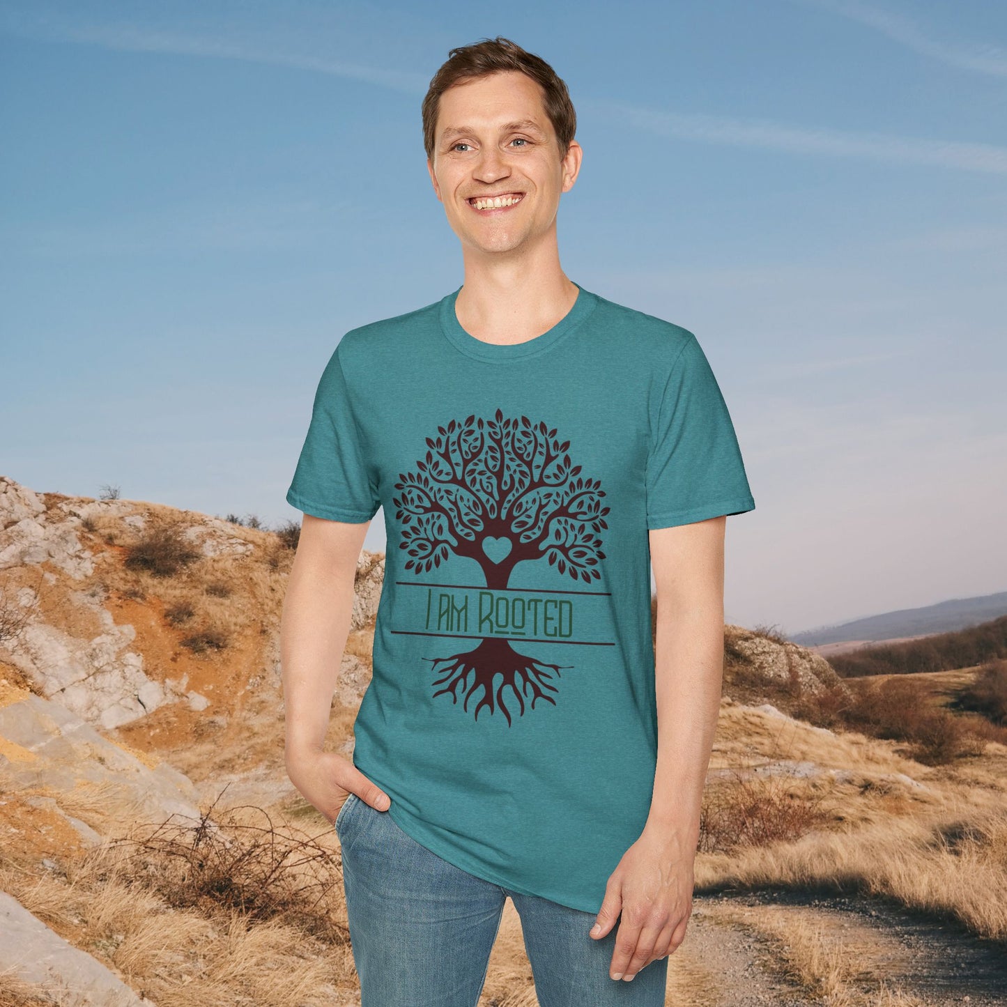 I Am Rooted – Botanical Affirmation Tee