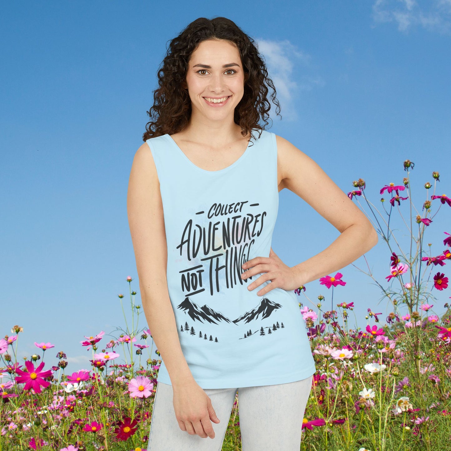 Collect Adventures Sleeveless Shirt - Minimalist Outdoor & Hiking Tank Top