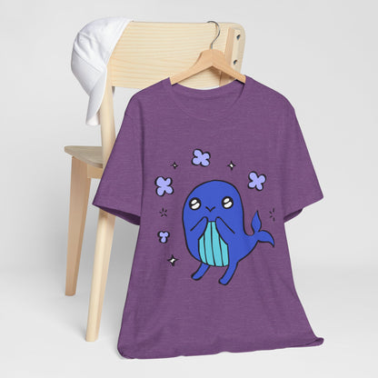 Lovey Dovey Whale Short Sleeve Tee